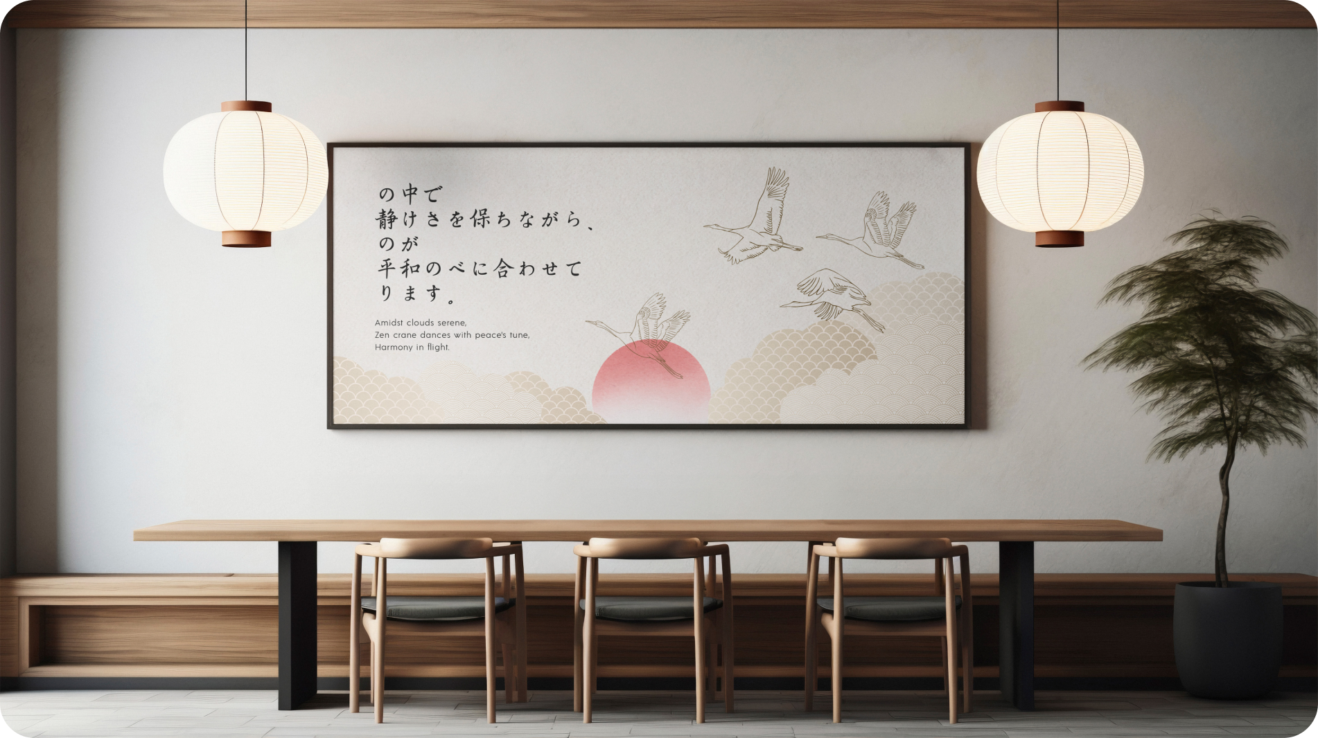 Large Restaurant Artwork
